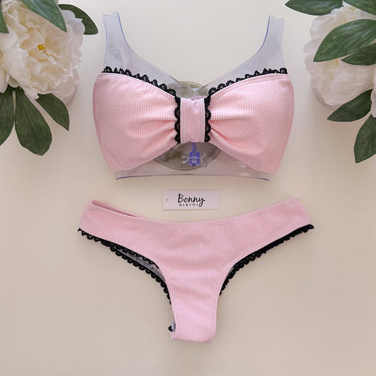 Hampton stripes in classic bandeau / classic bottoms