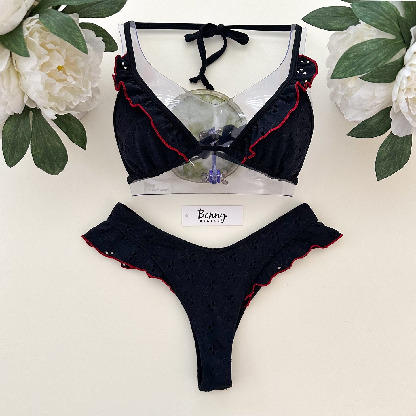 Florina triangle set - black