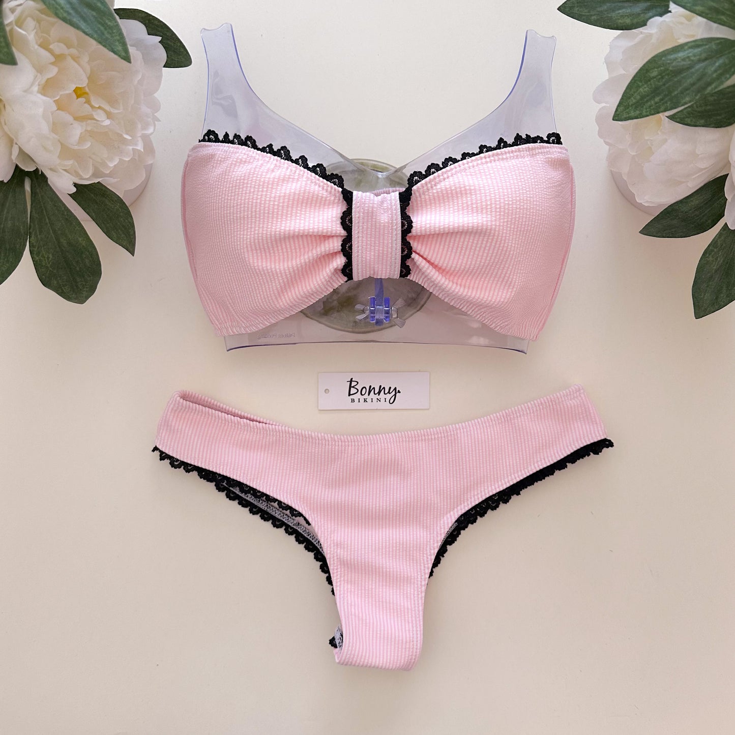 Hampton stripes in classic bandeau / classic bottoms