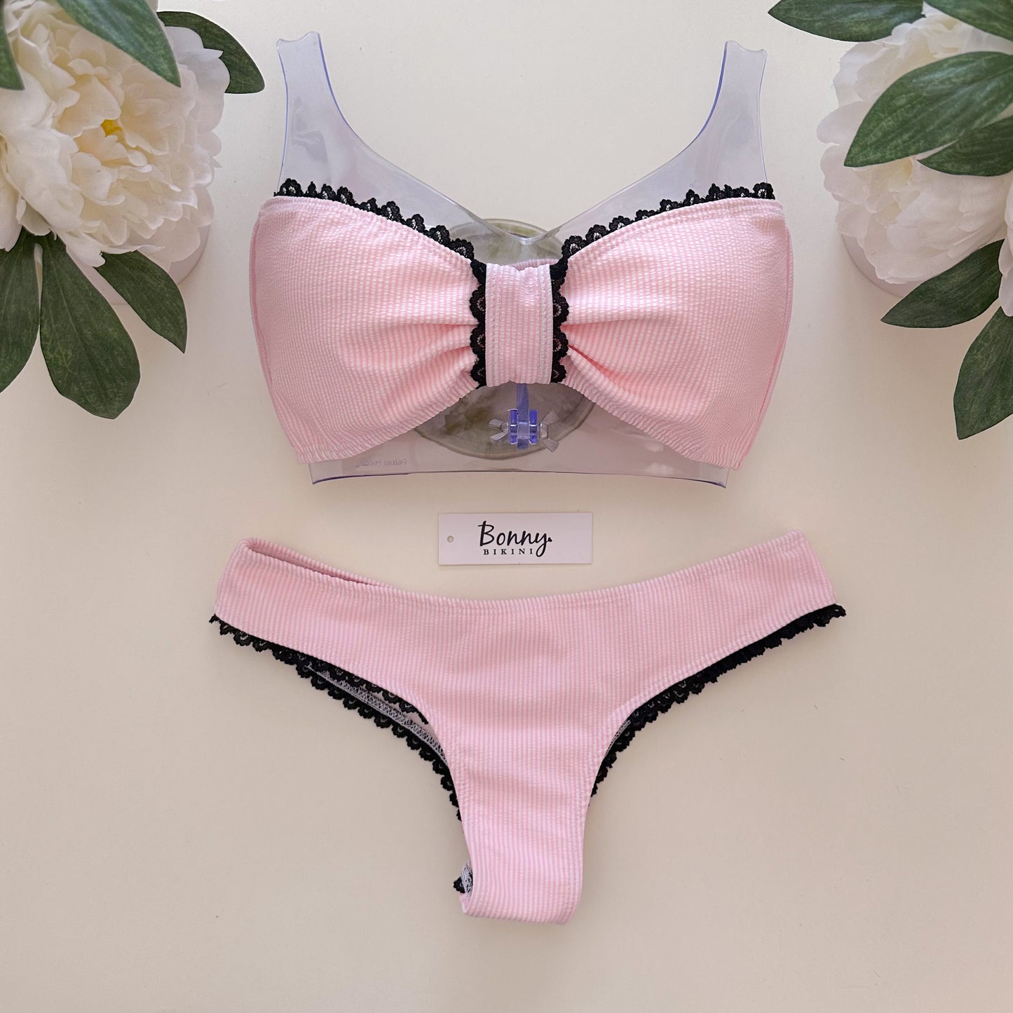 Hampton stripes in classic bandeau / classic bottoms