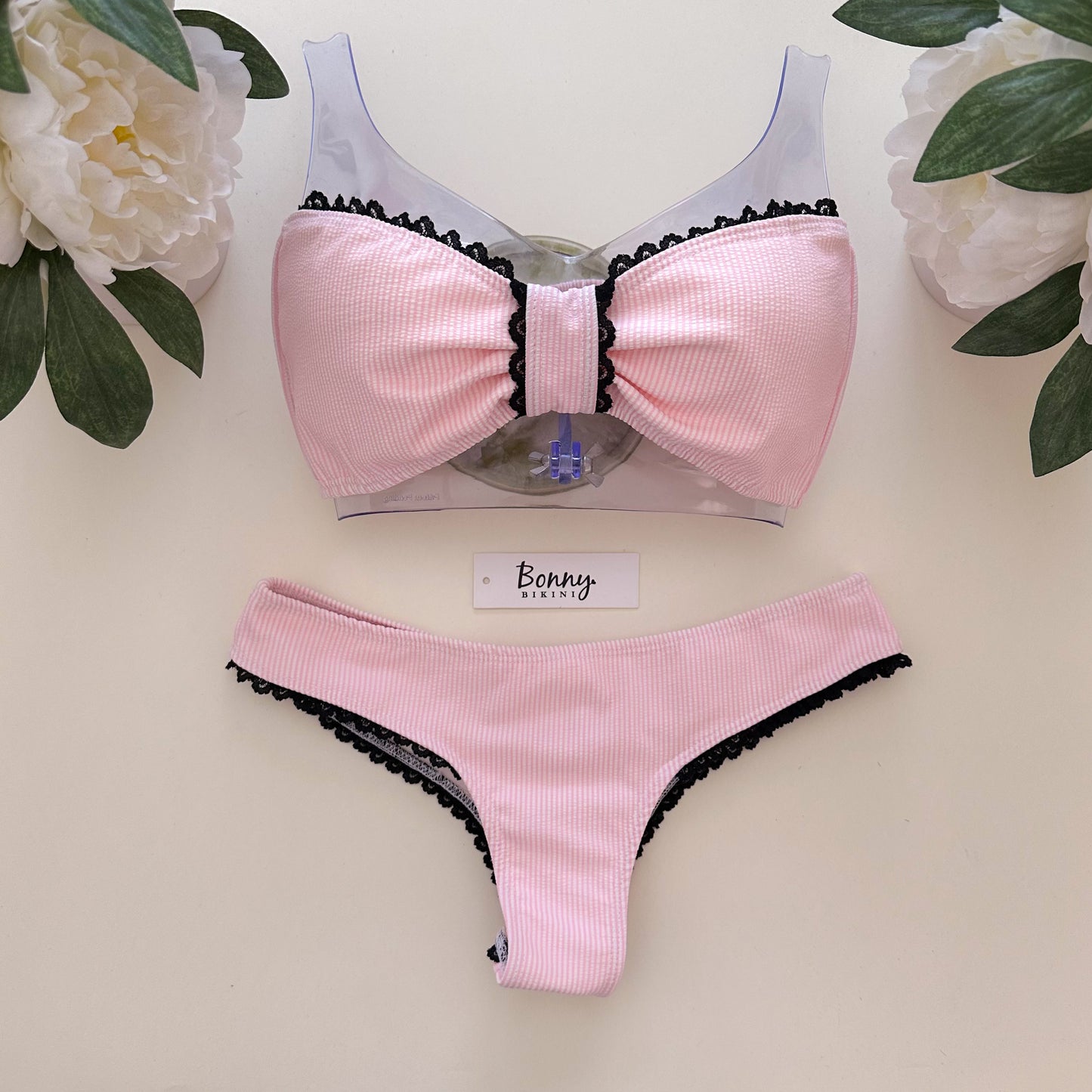 Hampton stripes in classic bandeau / classic bottoms